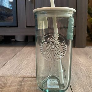 NWT- Starbucks Spring 2023 Glass Recycled Tumbler 16oz
